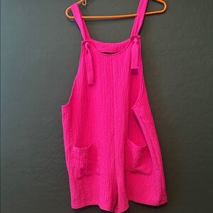 Pink Women's Jumpsuit